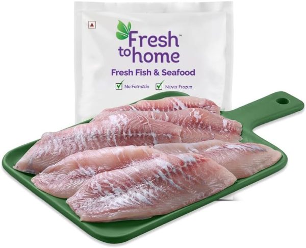 FreshToHome Tilapia (Large) | Boneless Fillets | 250g Pack | Fresh | Never Frozen