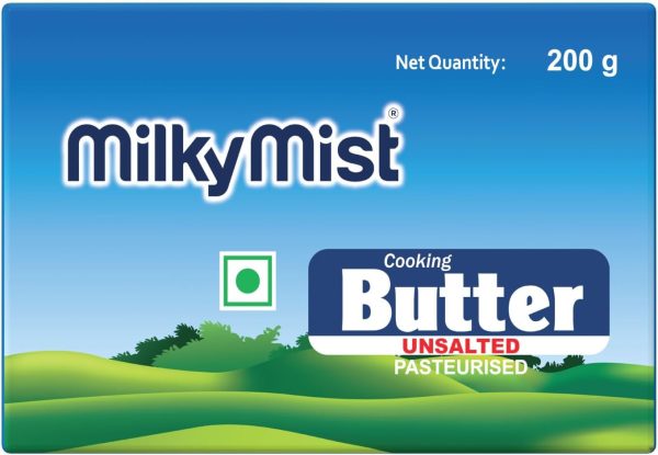 Milky Mist Cooking Butter Unsalted, 200 grams
