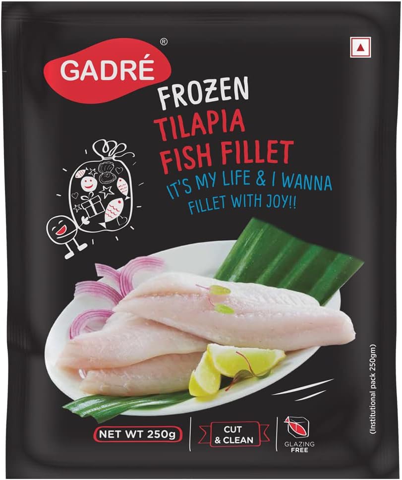 61WVLXXg0UL Gadre Fish Fillet - Tilapia, 250g - Image 1