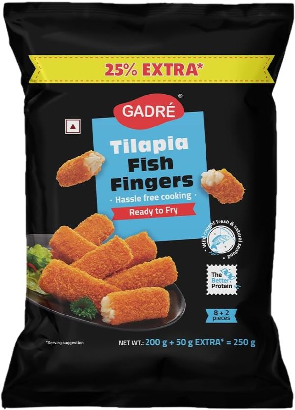 Gadre Tilapia Fish Fingers, 250g