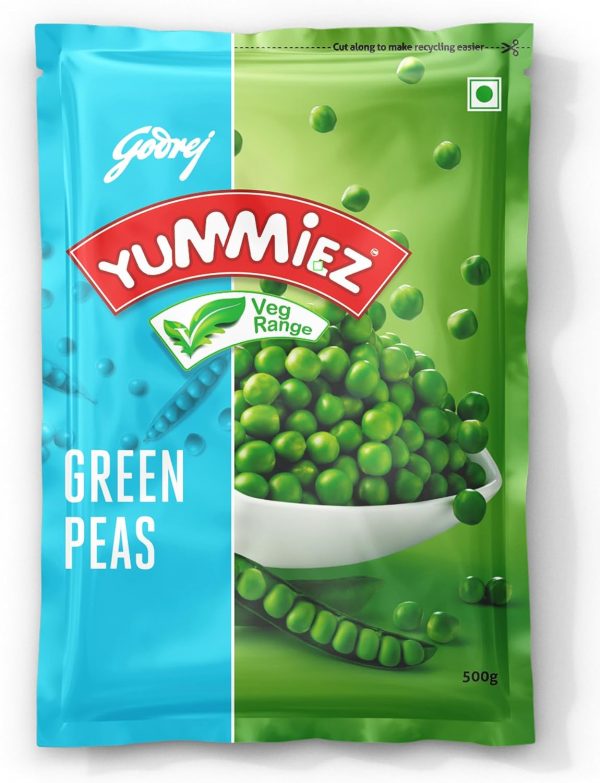 Yummiez Green Peas Pouch, 500g