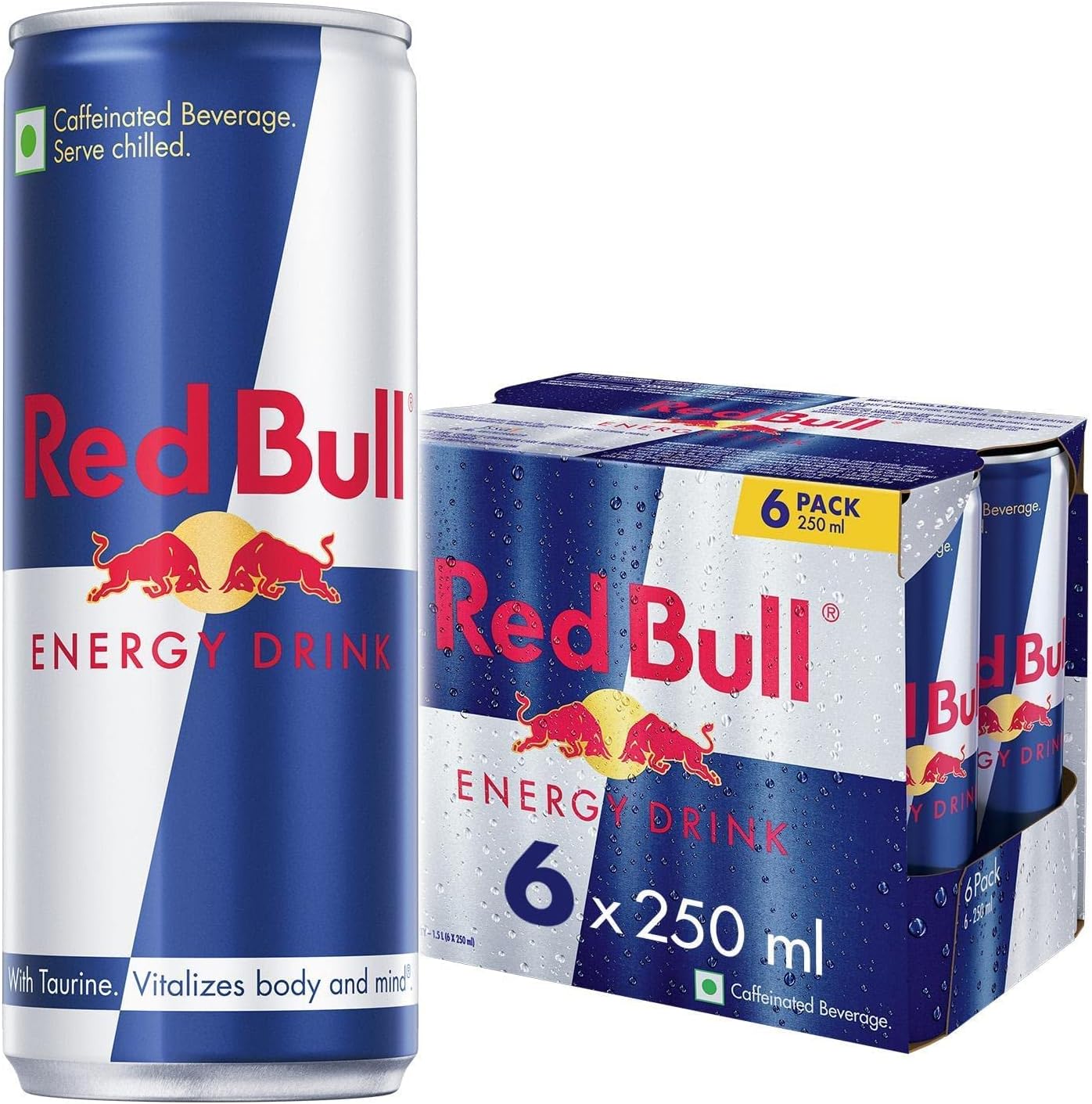 71H2iEdBRfL Red Bull Energy Drink, 250 ml (6 Pack) - Image 1