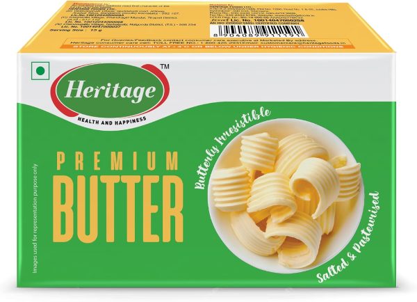 Heritage Table Butter Pouch,500 Gram,Salted