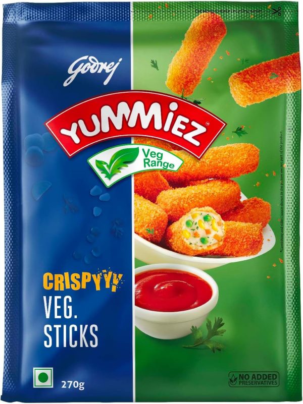Godrej Yummiez Crispy Veg Sticks 270 g