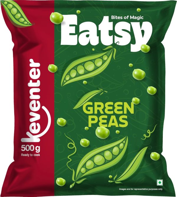 Keventer Frozen Green Peas, 500 g