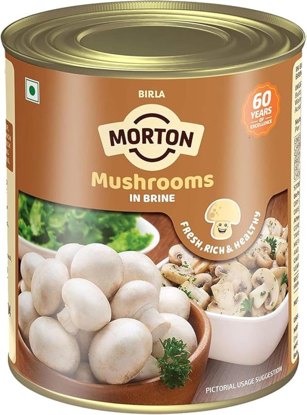 Birla Morton Mushrooms in Brine 800 Gm